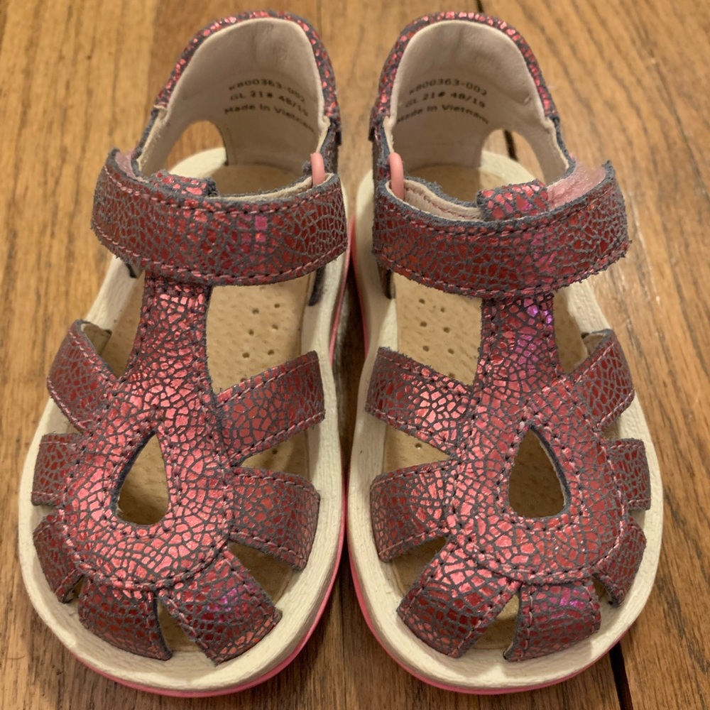 Camper Pink Baby Walker Sandals